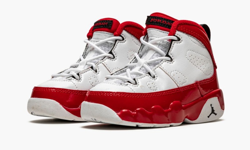Nike Air Jordan 9 Retro (TD) Lasten Kengät Punainen Valkoinen Mustat | 372ZRWQKM