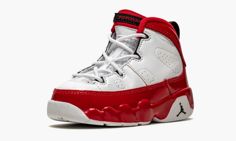 Nike Air Jordan 9 Retro (TD) Lasten Kengät Punainen Valkoinen Mustat | 372ZRWQKM
