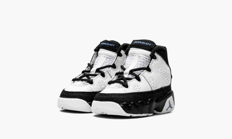 Nike Air Jordan 9 Retro TD 'University Blue' Lasten Kengät Valkoinen Sininen Mustat | 580TFADKH