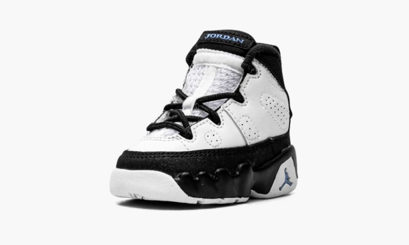 Nike Air Jordan 9 Retro TD 'University Blue' Lasten Kengät Valkoinen Sininen Mustat | 580TFADKH