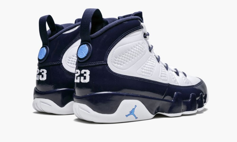 Nike Air Jordan 9 Retro 'UNC' Miesten Kengät Valkoinen Sininen Laivastonsininen | 723ZIFYWH