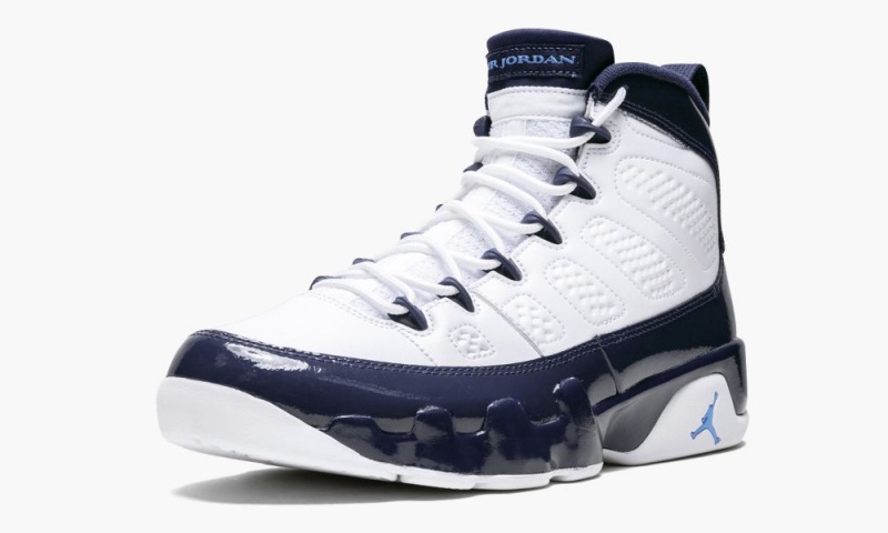 Nike Air Jordan 9 Retro 'UNC' Miesten Kengät Valkoinen Sininen Laivastonsininen | 723ZIFYWH