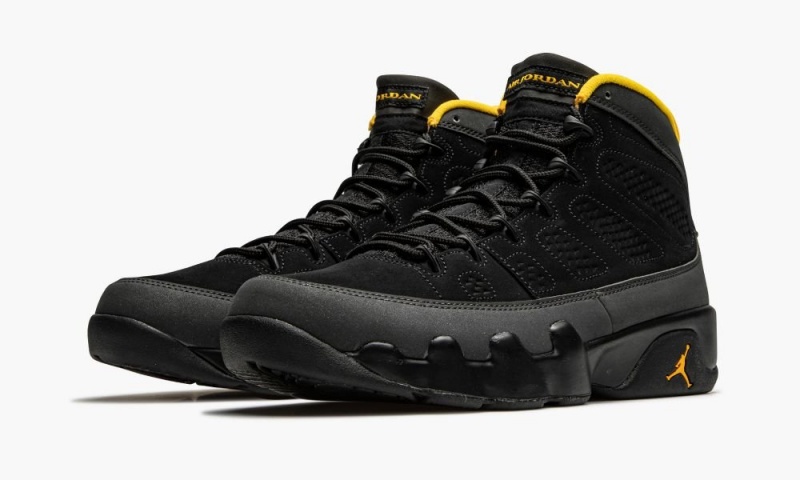 Nike Air Jordan 9 Retro 'University Gold' Miesten Kengät Mustat Harmaat Kultaiset | 947CRUQEP