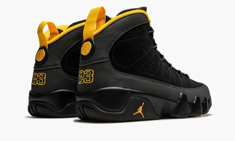 Nike Air Jordan 9 Retro 'University Gold' Miesten Kengät Mustat Harmaat Kultaiset | 947CRUQEP