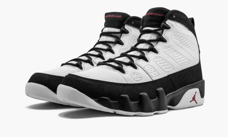 Nike Air Jordan 9 Retro 'White Black Red 2016 Release' Miesten Kengät Valkoinen Punainen Mustat | 154IEXNGU
