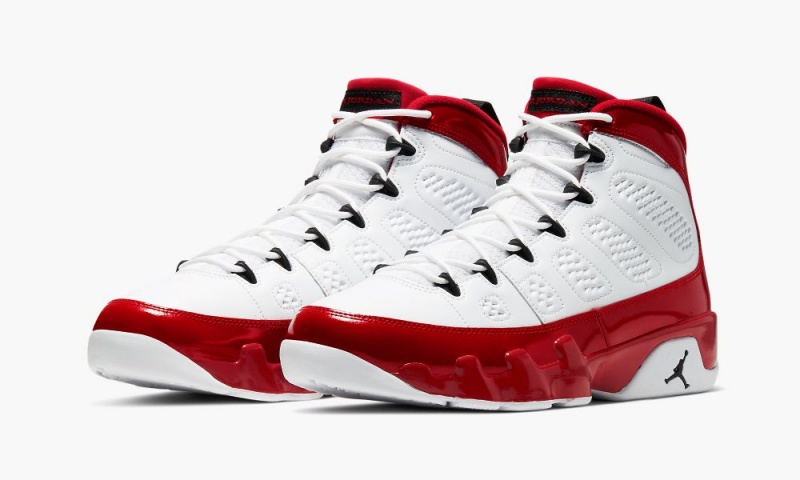 Nike Air Jordan 9 'White/Red/Black' Miesten Kengät Valkoinen Mustat Punainen | 483QTPRSV