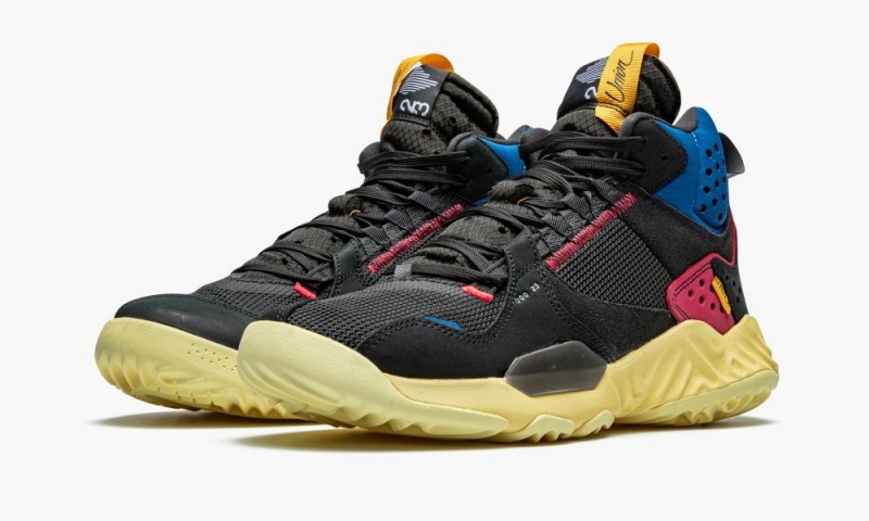 Nike Air Jordan Delta Mid SP 'Union LA - Off Noir' Miesten Kengät Mustat Keltainen Harmaat | 942DMLBGK