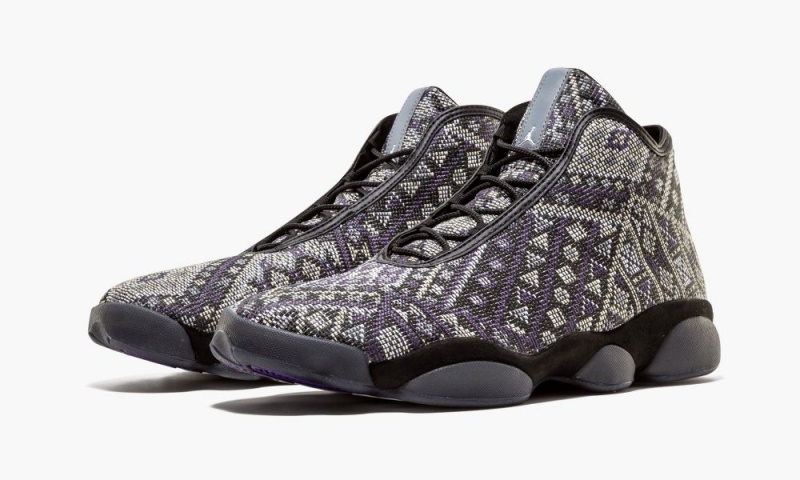 Nike Air Jordan Horizon Premium Miesten Kengät Mustat Violetit Harmaat | 067RLEPWI