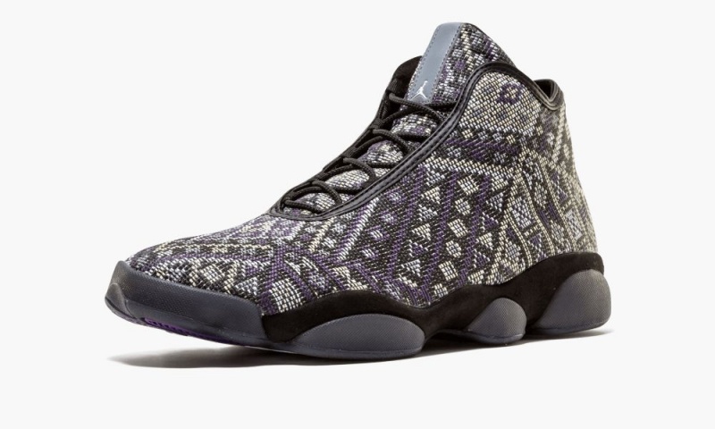 Nike Air Jordan Horizon Premium Miesten Kengät Mustat Violetit Harmaat | 067RLEPWI