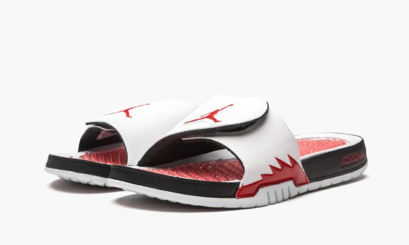 Nike Air Jordan Hydro 5 Retro 'Fire Red 5' Miesten Kengät Valkoinen Punainen Mustat | 320YRXBZA