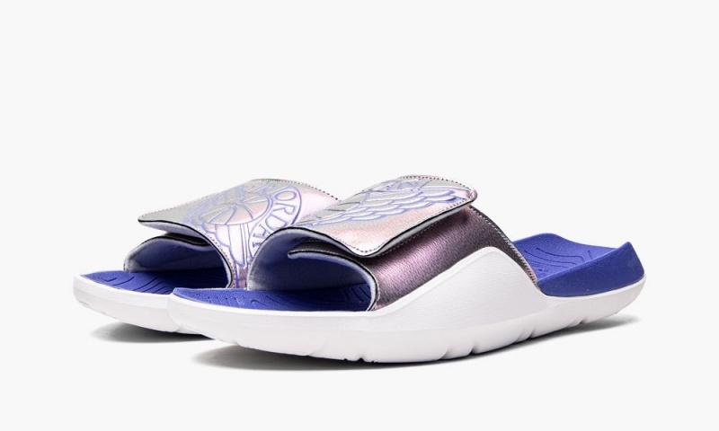 Nike Air Jordan Hydro 7 Miesten Kengät Harmaat Kuninkaallinen Sininen Valkoinen | 687GYMLDE