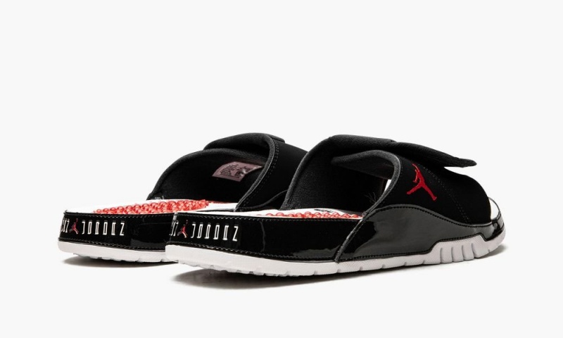 Nike Air Jordan Hydro XI Retro 'Bred' Miesten Kengät Mustat Punainen | 378HETPCX