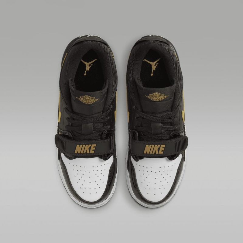 Nike Air Jordan Legacy 312 Low Lasten Kengät Mustat Valkoinen Metal Kultaiset | 057NTQGMH
