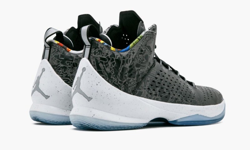 Nike Air Jordan Melo M11 HEBRU Miesten Kengät Mustat Hopea Valkoinen | 149FBSXIL