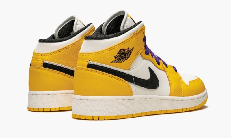 Nike Air Jordan Mid SE (GS) 'Lakers' Lasten Kengät Kultaiset Mustat | 621GQJMHW