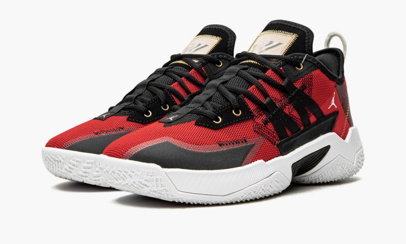 Nike Air Jordan One Take 2 PF 'Bred' Miesten Kengät Punainen Metal Kultaiset Mustat | 753CVKOUJ