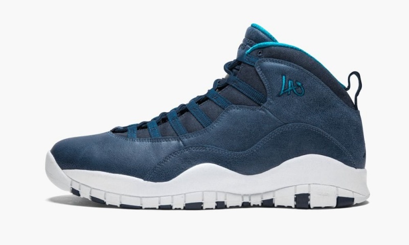 Nike Air Jordan Retro 10 'City Pack - Los Angeles' Miesten Kengät Valkoinen Sininen | 483JXDUWN