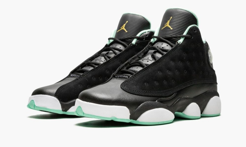 Nike Air Jordan Retro 13 GG Lasten Kengät Mustat Metal Kultaiset Minttu | 217DYHSPK