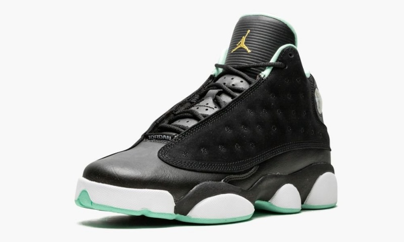 Nike Air Jordan Retro 13 GG Lasten Kengät Mustat Metal Kultaiset Minttu | 217DYHSPK