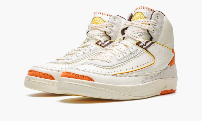 Nike Air Jordan Retro 2 'Maison Chateau Rouge' Miesten Kengät Oranssi | 206KDITCA
