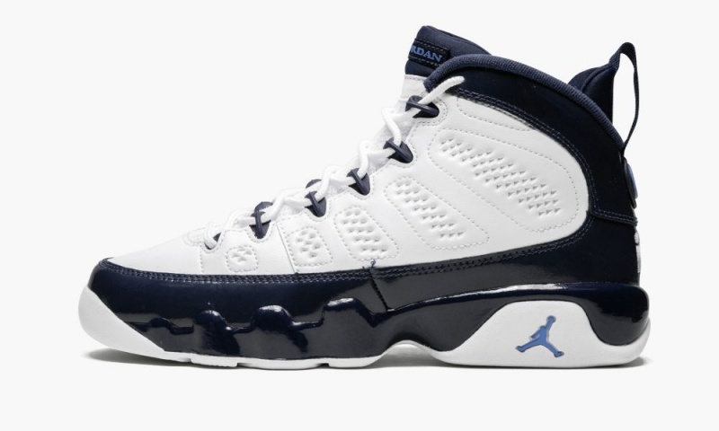 Nike Air Jordan Retro 9 (GS) Lasten Kengät Valkoinen Sininen | 987BFTLES