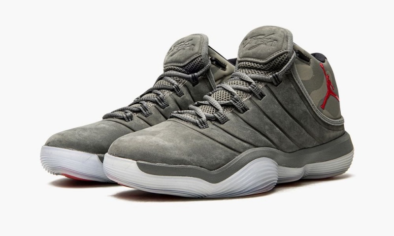 Nike Air Jordan Super.Fly 2017 Miesten Kengät Harmaat Punainen | 328KQRSWP