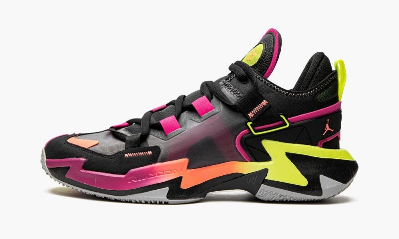 Nike Air Jordan Why Not.5 \'Raging Grace\' Miesten Kengät Mustat Vaaleanmango Harmaat | 798DIGWFM