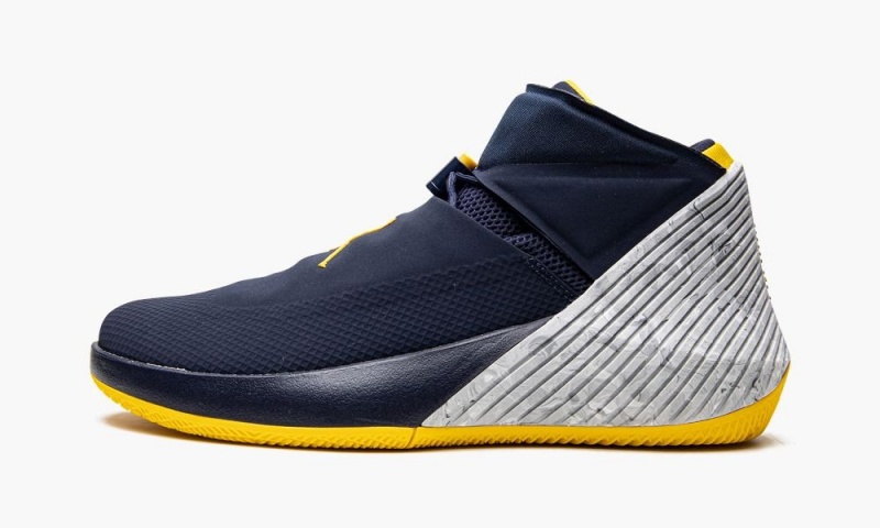 Nike Air Jordan Why Not Zer0.2 \'Michigan Wolverines\' Miesten Kengät Laivastonsininen Valkoinen | 037KWPBAC