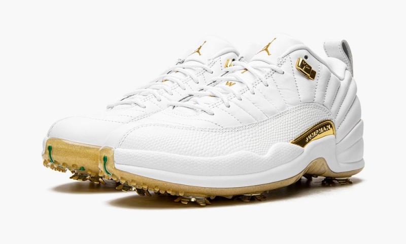 Nike Air Jordan XII G NRG M22 'Air Jordan 12 Golf - White Metallic' Miesten Kengät Valkoinen Metal Kultaiset | 451RIGTDA