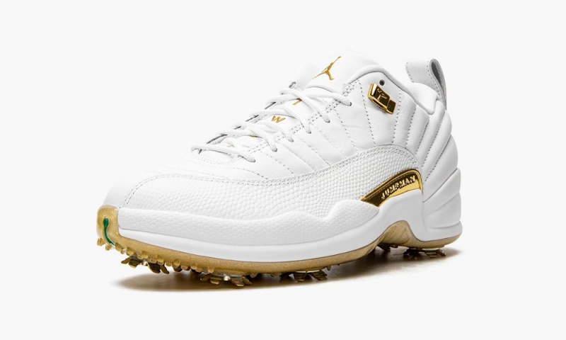 Nike Air Jordan XII G NRG M22 'Air Jordan 12 Golf - White Metallic' Miesten Kengät Valkoinen Metal Kultaiset | 451RIGTDA