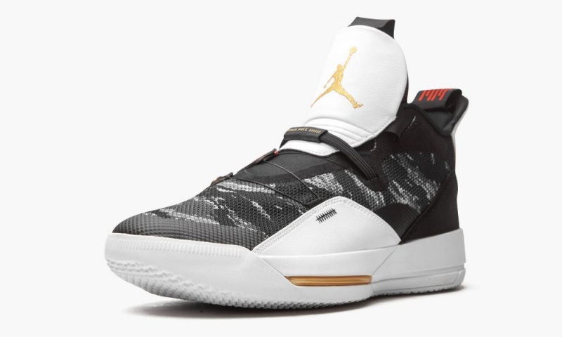 Nike Air Jordan XXXIII 'Tiger Camo' Miesten Kengät Mustat Valkoinen | 045CRHAJE