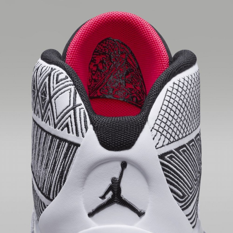 Nike Air Jordan XXXVIII Lasten Kengät Valkoinen Mustat Punainen | 081EXDYBC