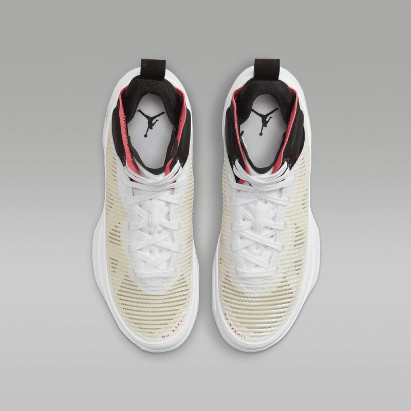 Nike Air Jordan XXXVII Lasten Kengät Valkoinen Punainen Mustat | 856DTHJAM