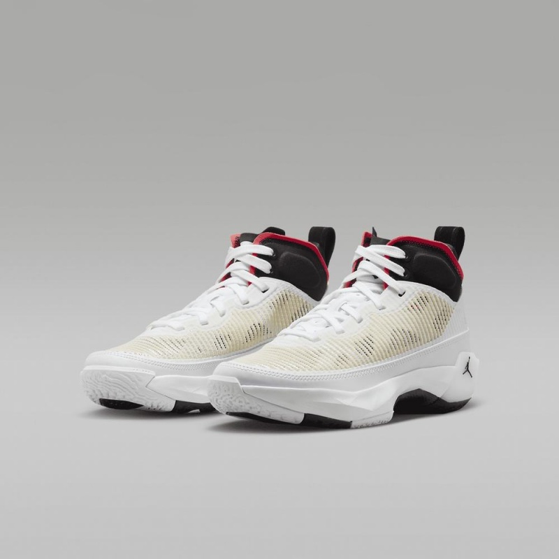 Nike Air Jordan XXXVII Lasten Kengät Valkoinen Punainen Mustat | 856DTHJAM