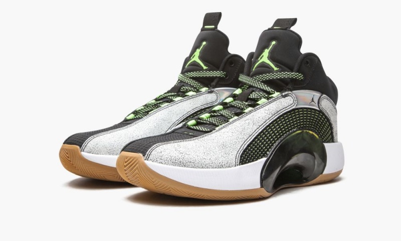 Nike Air Jordan XXXV SP-Z 'Bayou Boys' Miesten Kengät Valkoinen Vaaleanvihreä Mustat | 538WDZQGV