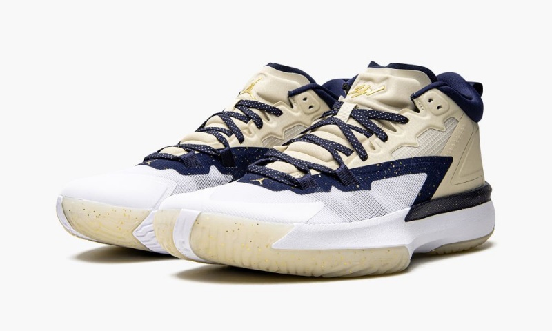 Nike Air Jordan Zion 1 Miesten Kengät Khaki Valkoinen Metal Kultaiset | 278WXIFQH