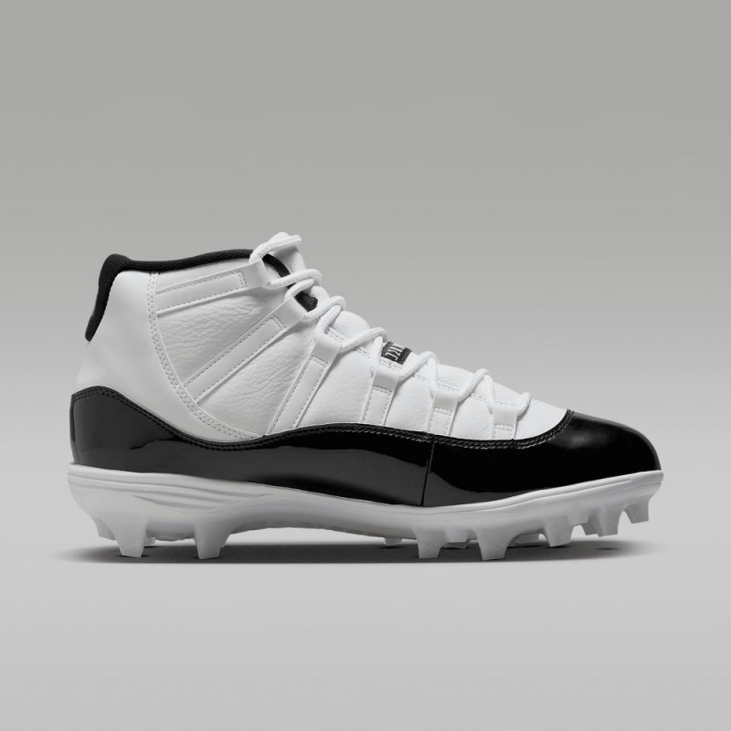 Nike Jordan 11 Mid TD Miesten Kengät Valkoinen Mustat Metal Kultaiset | 378SFXABL