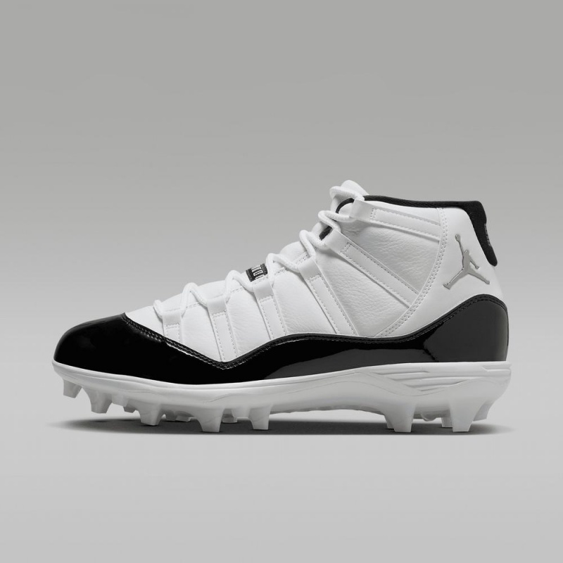 Nike Jordan 11 Mid TD Miesten Kengät Valkoinen Mustat Metal Kultaiset | 378SFXABL