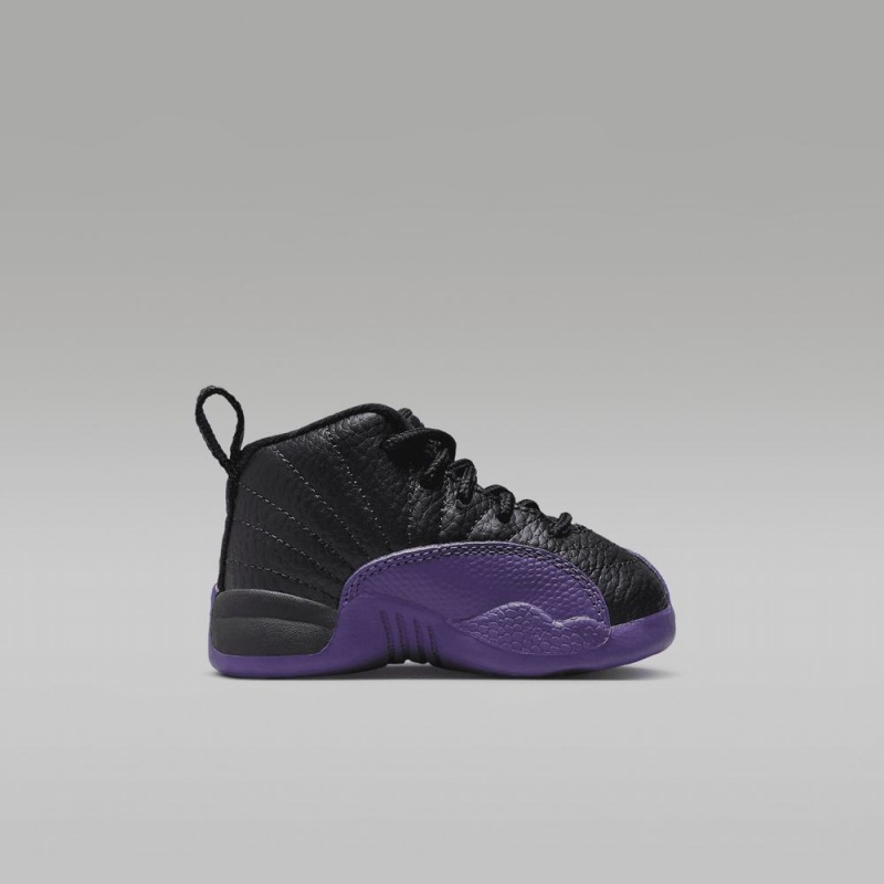 Nike Jordan 12 Retro Lasten Kengät Mustat Violetit | 685RCEVGH