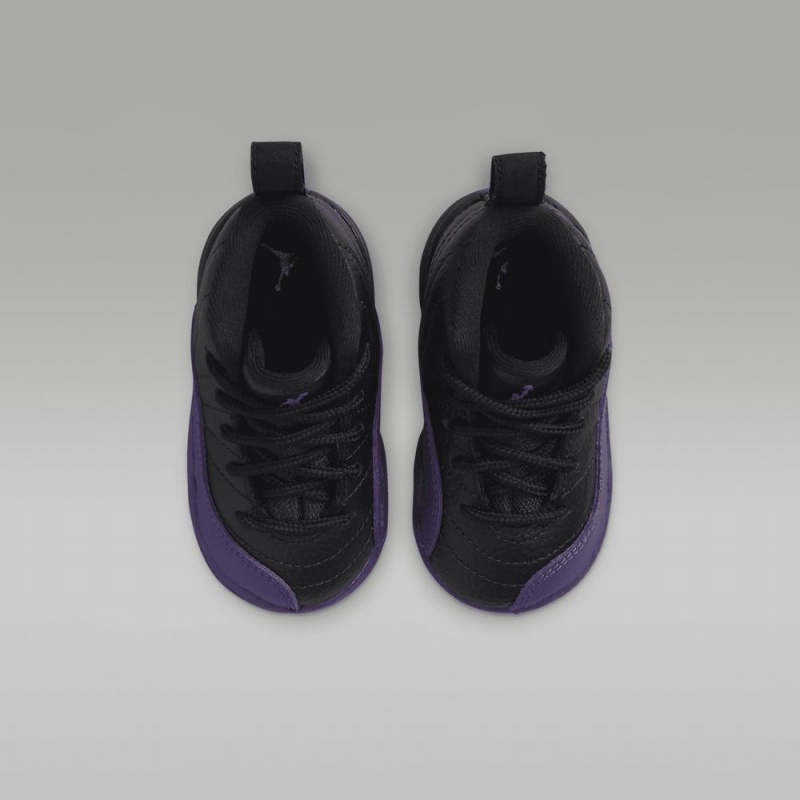 Nike Jordan 12 Retro Lasten Kengät Mustat Violetit | 685RCEVGH