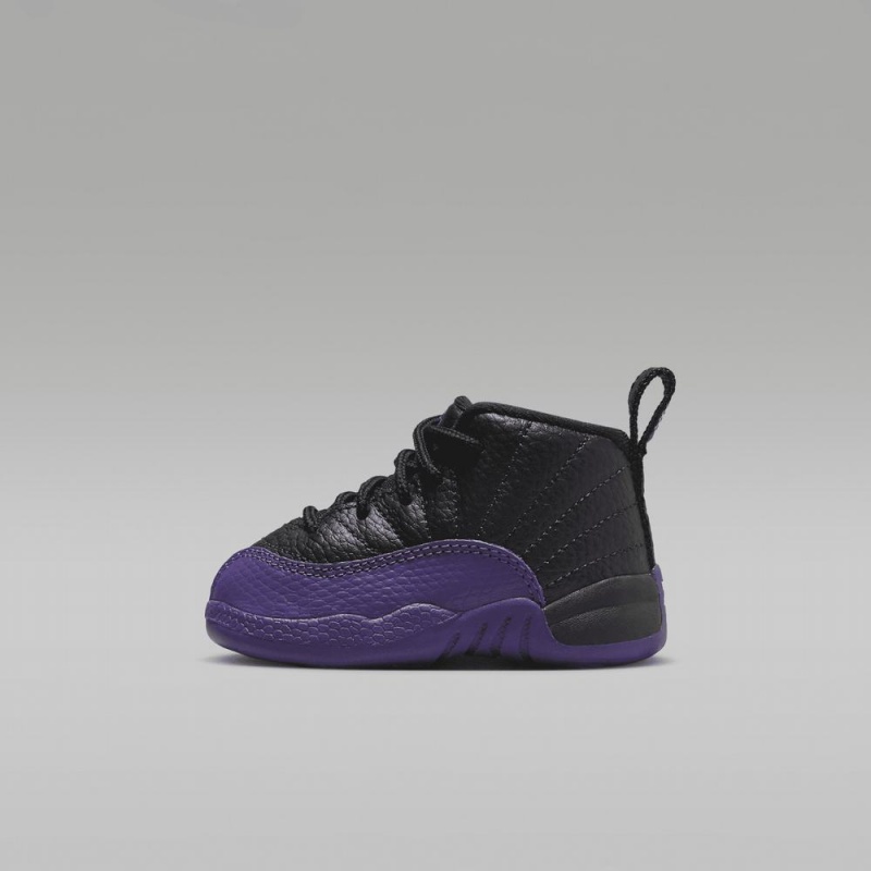 Nike Jordan 12 Retro Lasten Kengät Mustat Violetit | 685RCEVGH