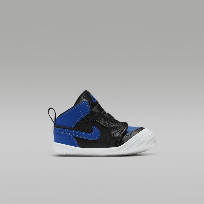 Nike Jordan 1 Lasten Kengät Mustat Valkoinen Kuninkaallinen Sininen | 783MJIYGD