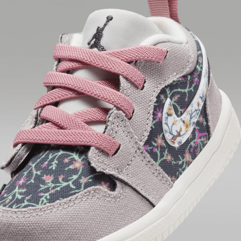 Nike Jordan 1 Low Alt Lasten Kengät Kukka Valkoinen Pinkki | 298VIASOM