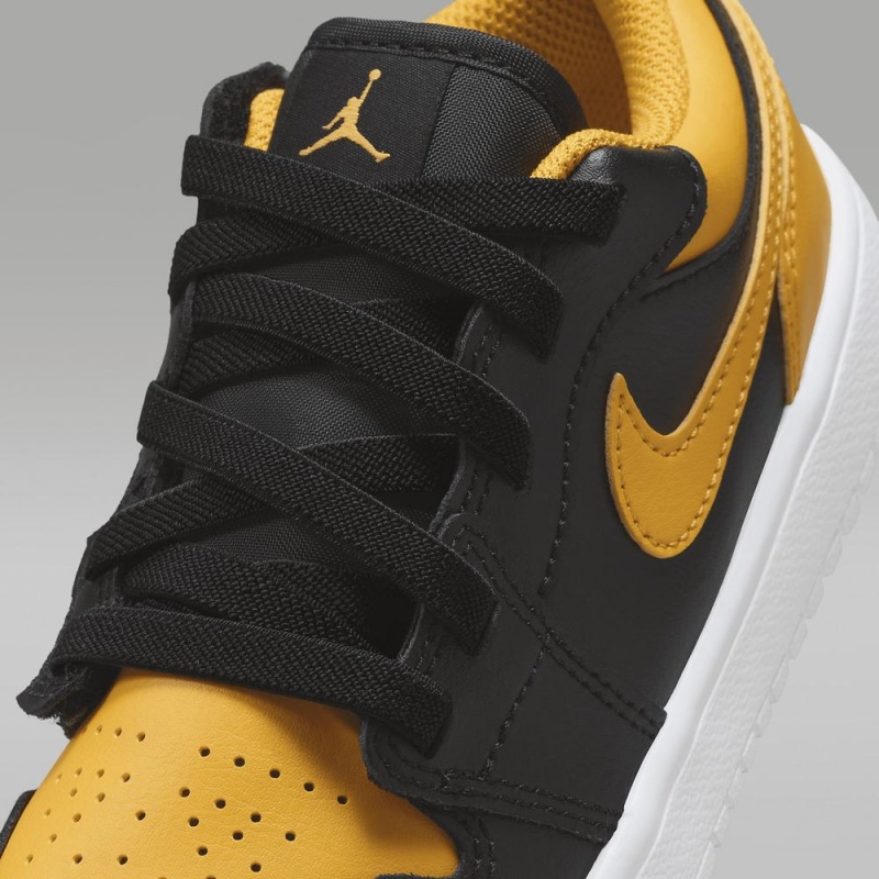 Nike Jordan 1 Low Alt Lasten Kengät Mustat Keltainen | 263EZYMHP