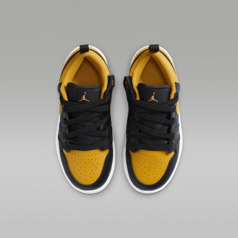 Nike Jordan 1 Low Alt Lasten Kengät Mustat Keltainen | 263EZYMHP