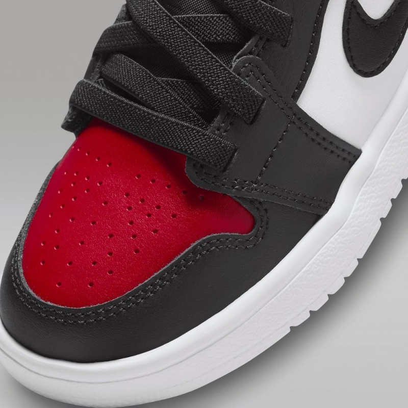 Nike Jordan 1 Low Alt Lasten Kengät Mustat Punainen Valkoinen | 465UEKLWF