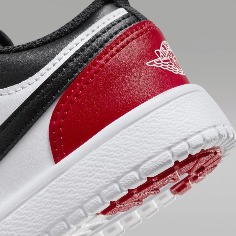 Nike Jordan 1 Low Alt Lasten Kengät Mustat Punainen Valkoinen | 465UEKLWF