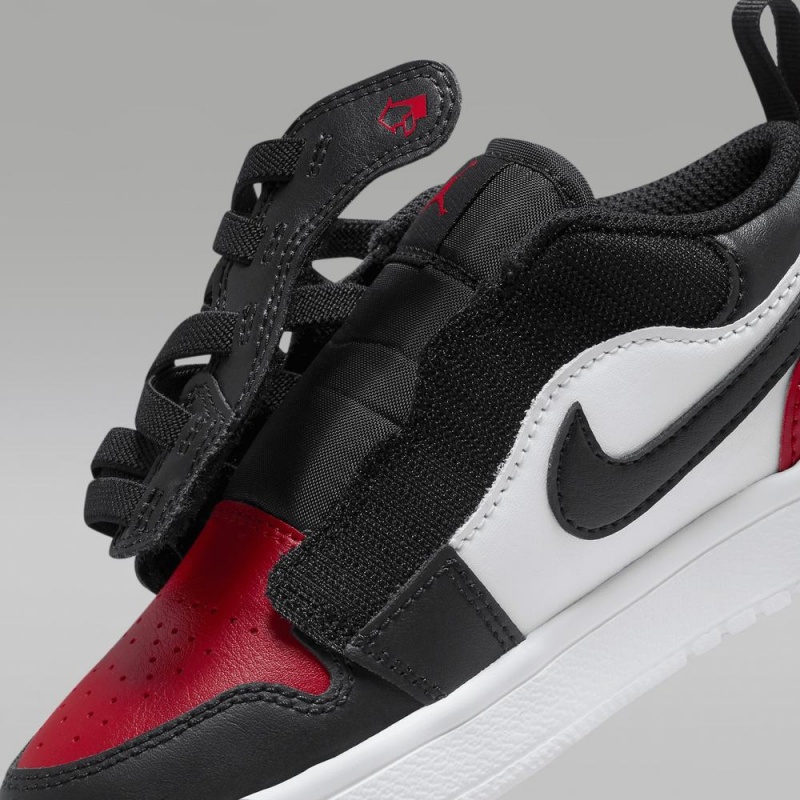 Nike Jordan 1 Low Alt Lasten Kengät Mustat Punainen Valkoinen | 465UEKLWF