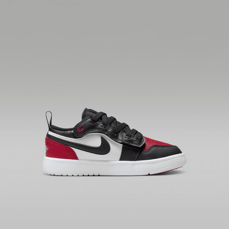 Nike Jordan 1 Low Alt Lasten Kengät Mustat Punainen Valkoinen | 465UEKLWF