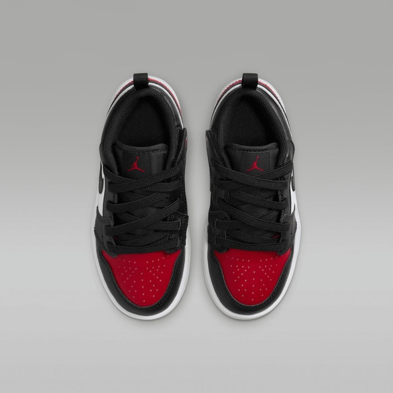 Nike Jordan 1 Low Alt Lasten Kengät Mustat Punainen Valkoinen | 465UEKLWF